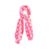 Titto - Nieuweroord - sjaal retro print roze